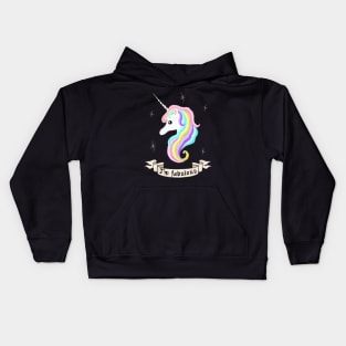 Fabulous unicorn Kids Hoodie